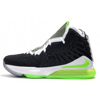2020 Nike LeBron 17 Black White-Volt Shoes